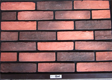 Placage concret de brique pour la cheminée, absorption de basse mer extérieure de voie de garage de brique